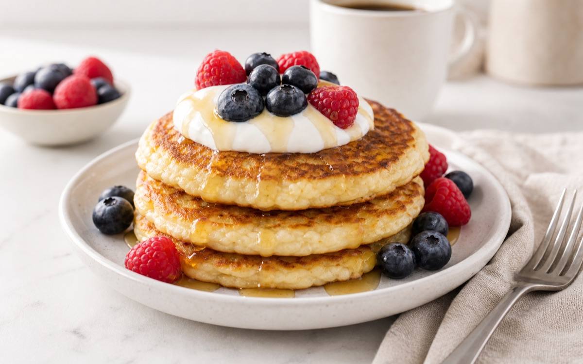 Cottage Cheese Pancakes