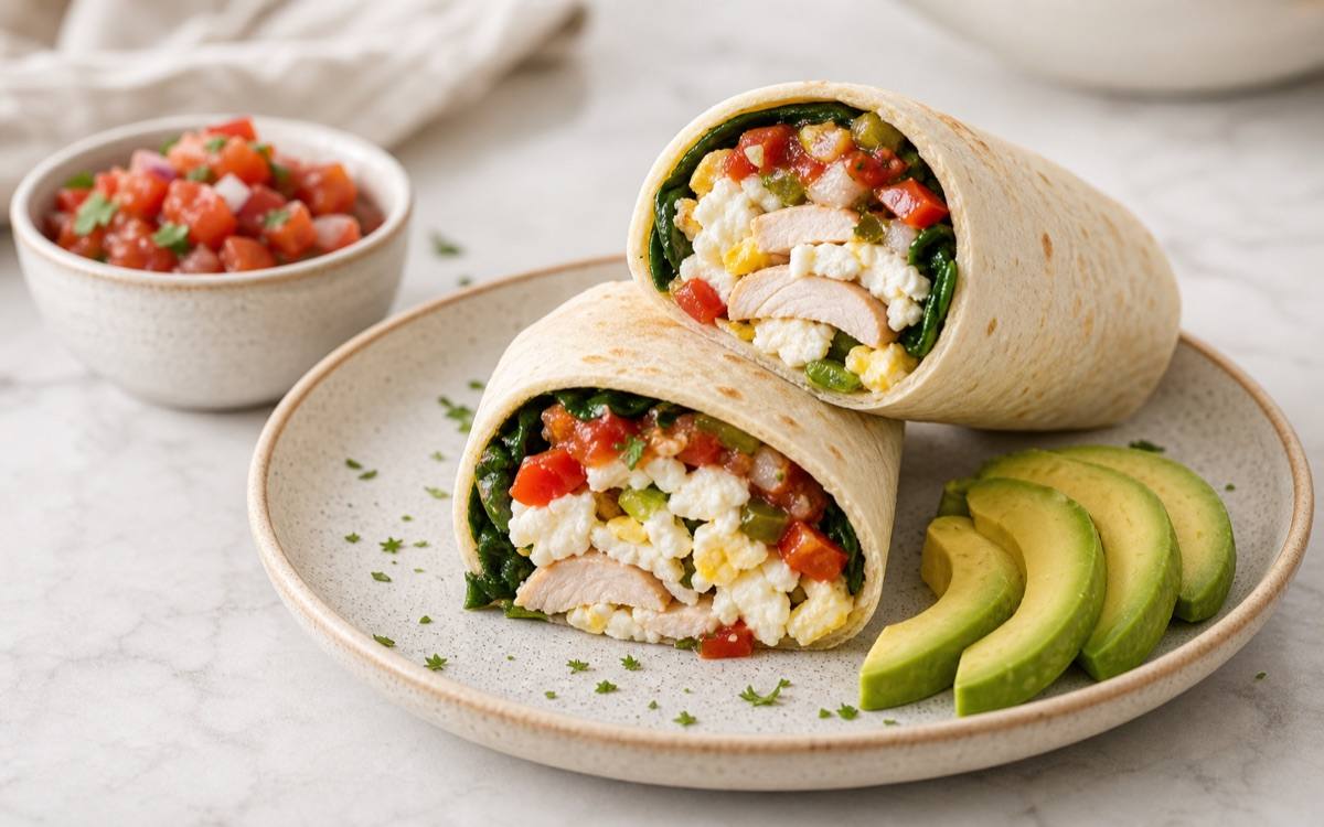 Egg White Breakfast Burrito