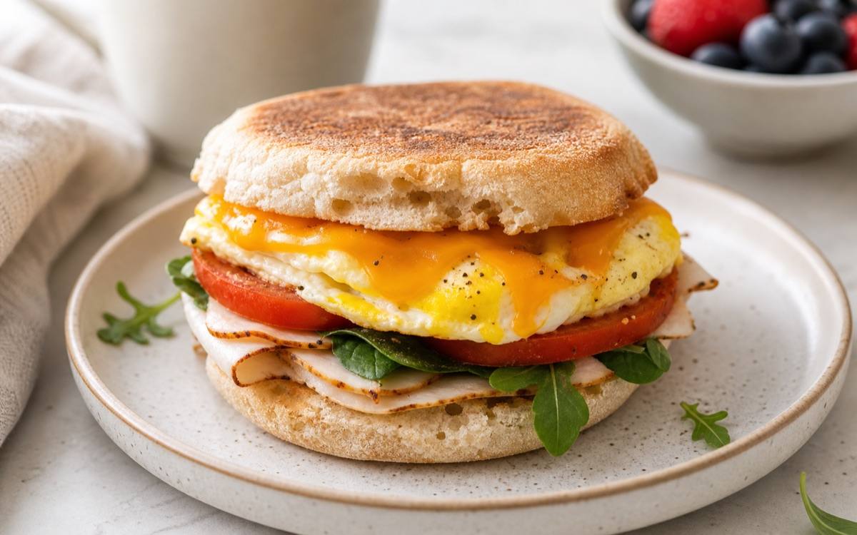 High Protein Breakfast Sandwich