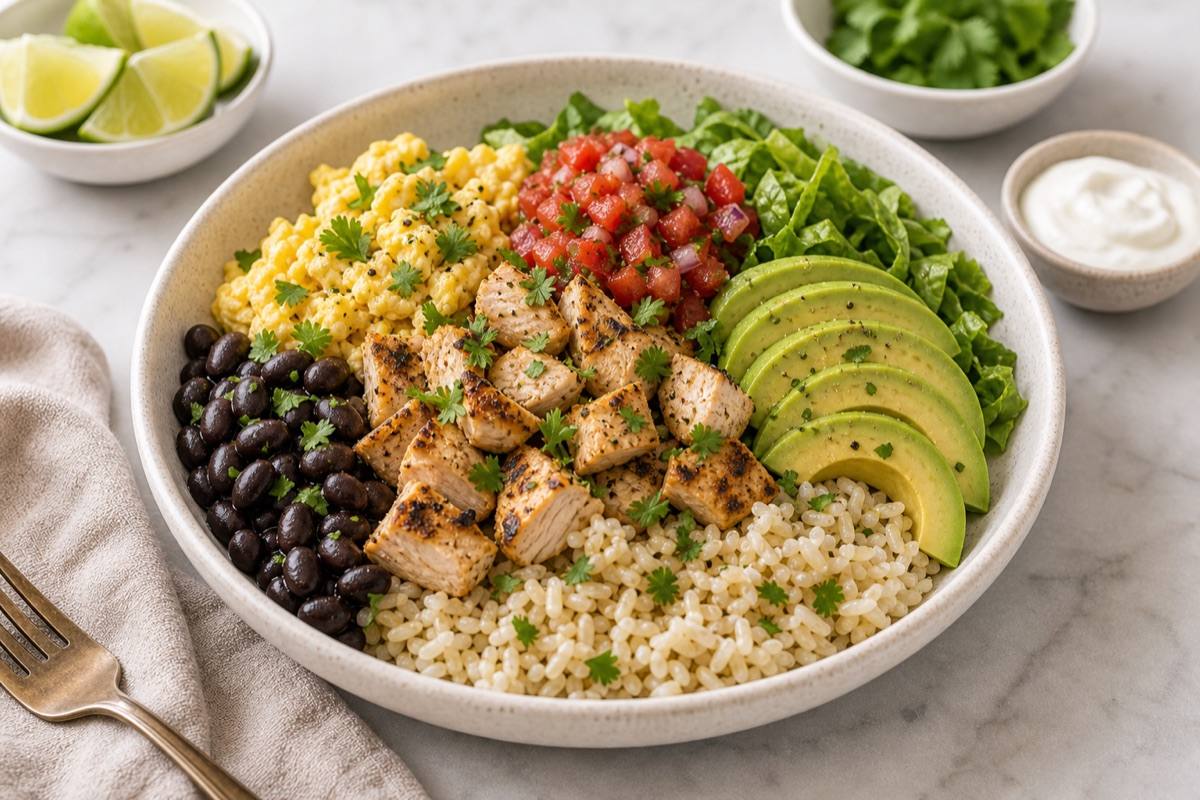 Chicken Breakfast Burrito Bowl