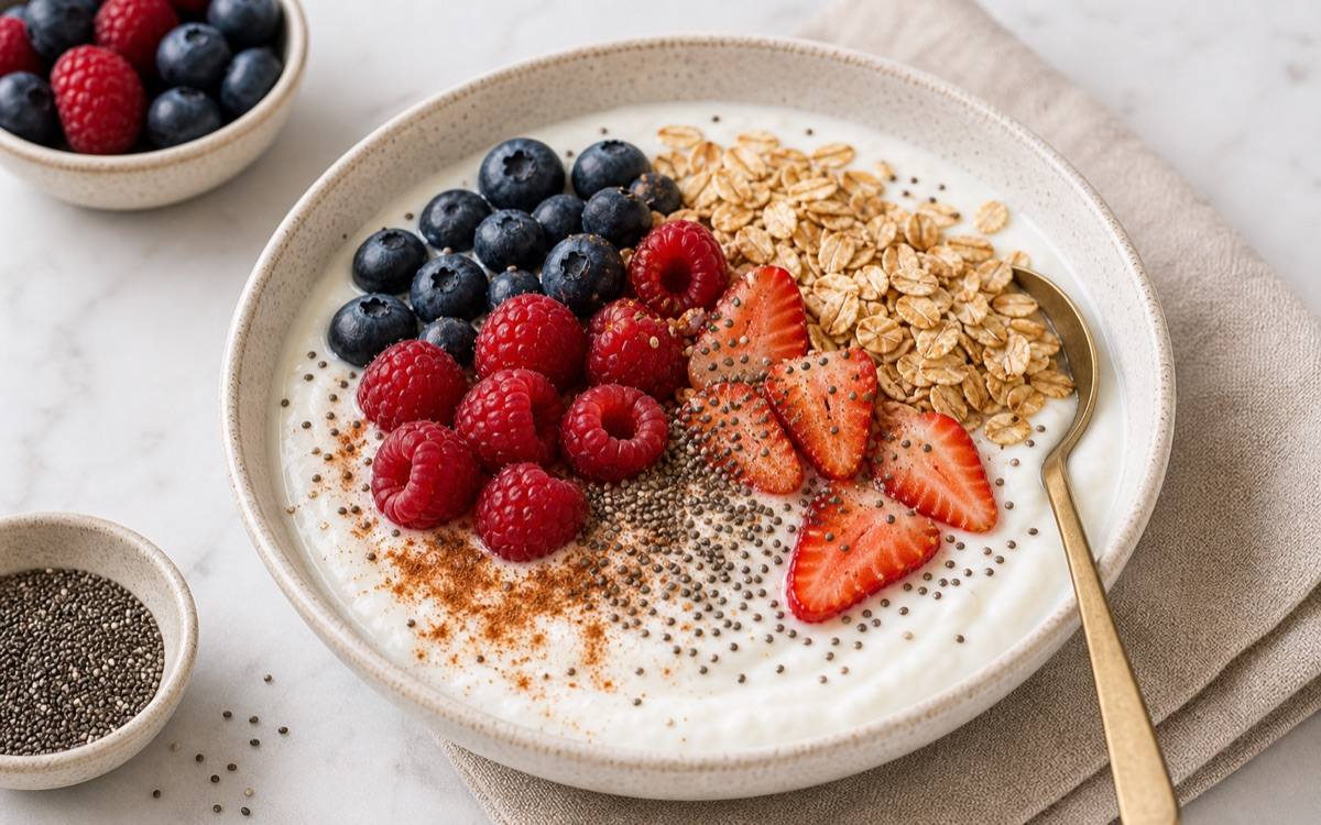 Low Calorie Greek Yogurt Bowl